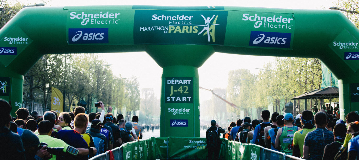 ASICS partenaire du Schneider Electric Marathon de  Paris  