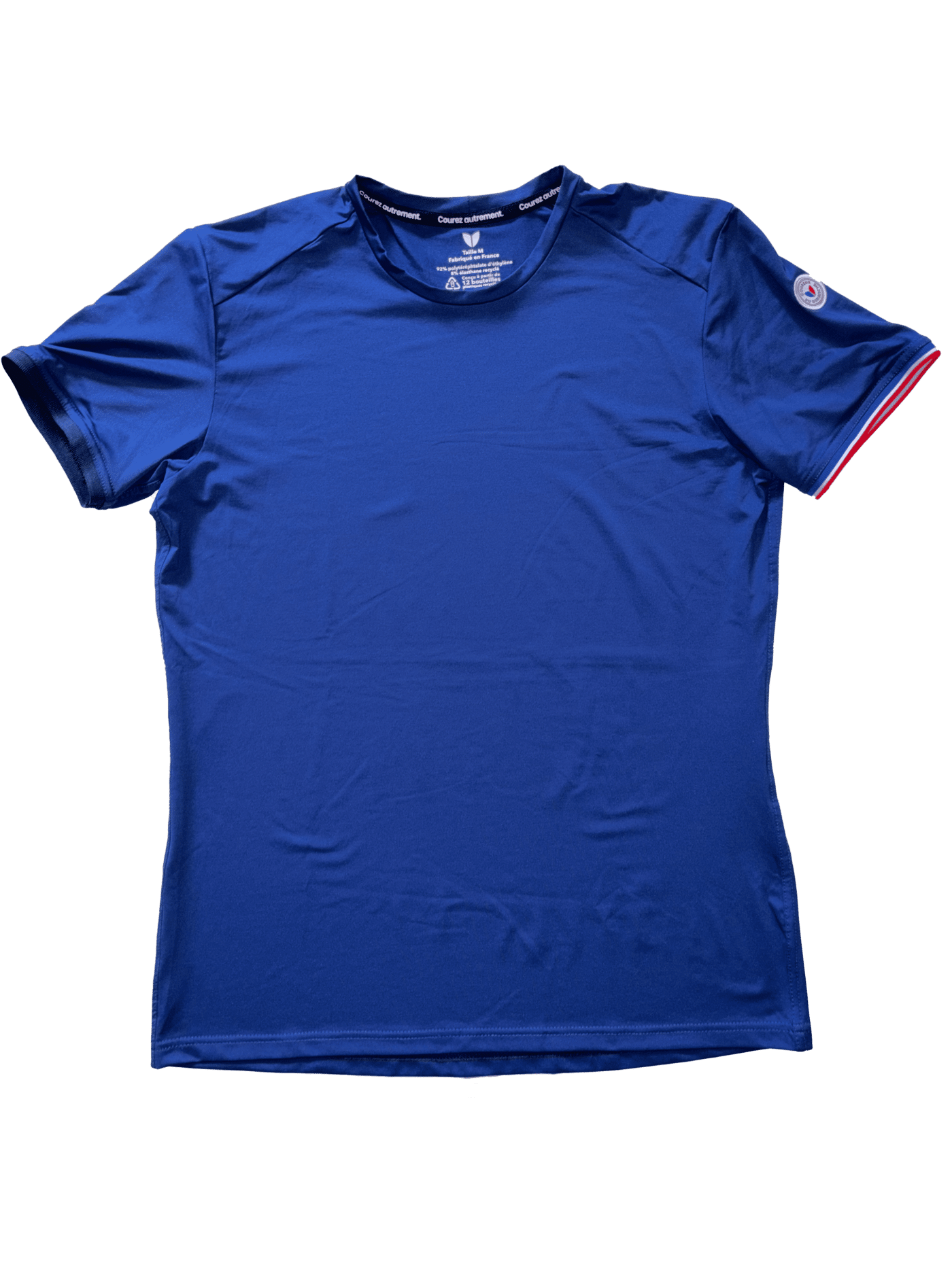 coureur du dimanche Collection automne Tee shit homme bleu