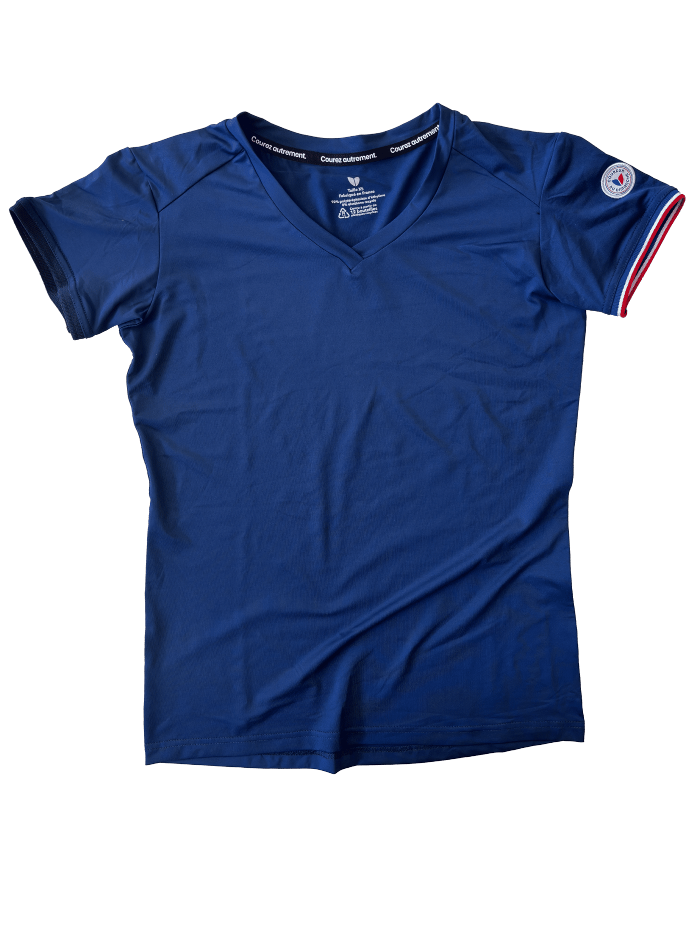 coureur du dimanche Collection automne Tee shirt femme bleu marine